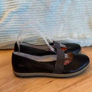 B. O. C. Mary Jane Black slip on sneakers